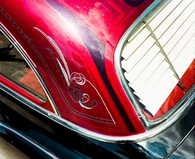 Chicano-eyem Closeup of Chicano low rider illustrates blog "What Are Some Symbols of Chicano Culture?"