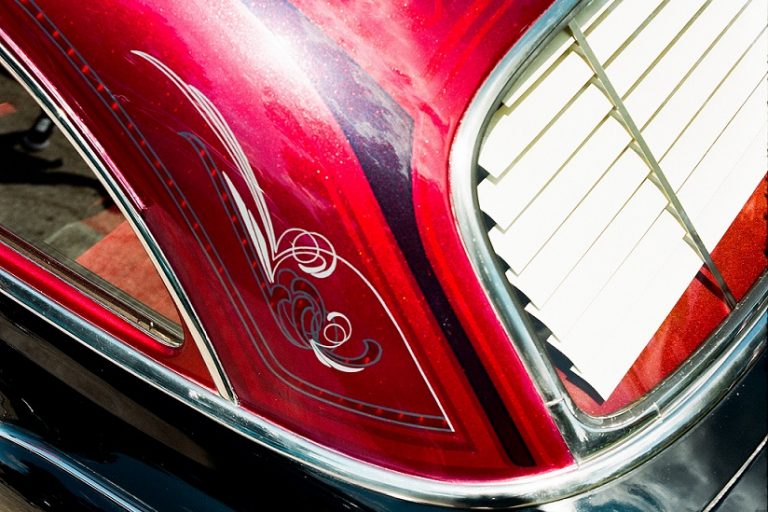 Closeup of Chicano low rider illustrates blog "What Are Some Symbols of Chicano Culture?"
