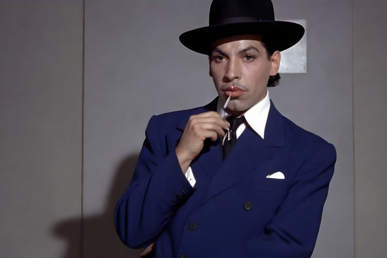 Mexican Pachuco wearing zoot suit.