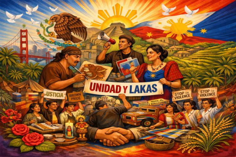 Chicano Filipino collaboration through art and community activism in California