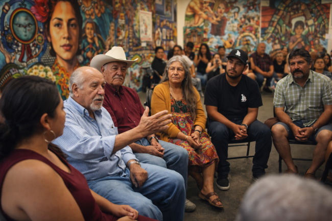 Community storytelling in Chicano and Latino movements bringing people together