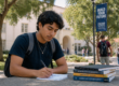 first-generation Chicano students studying on college campus