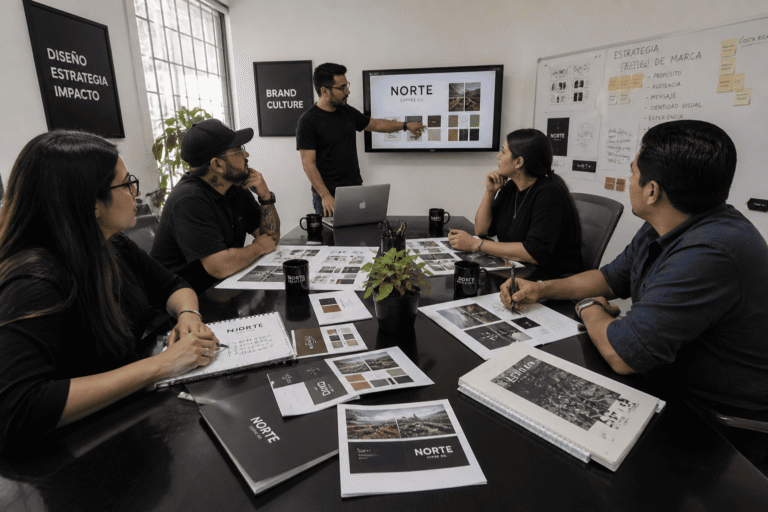 image-creative-team-meeting-in-design-studio Latino creative agencies team collaborating on branding and storytelling work