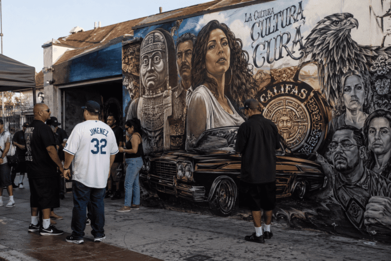 Public art California mural inspiring community pride in a neighborhood
